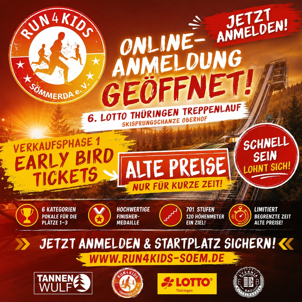 6. LOTTO Thüringen Treppenlauf Early Bird