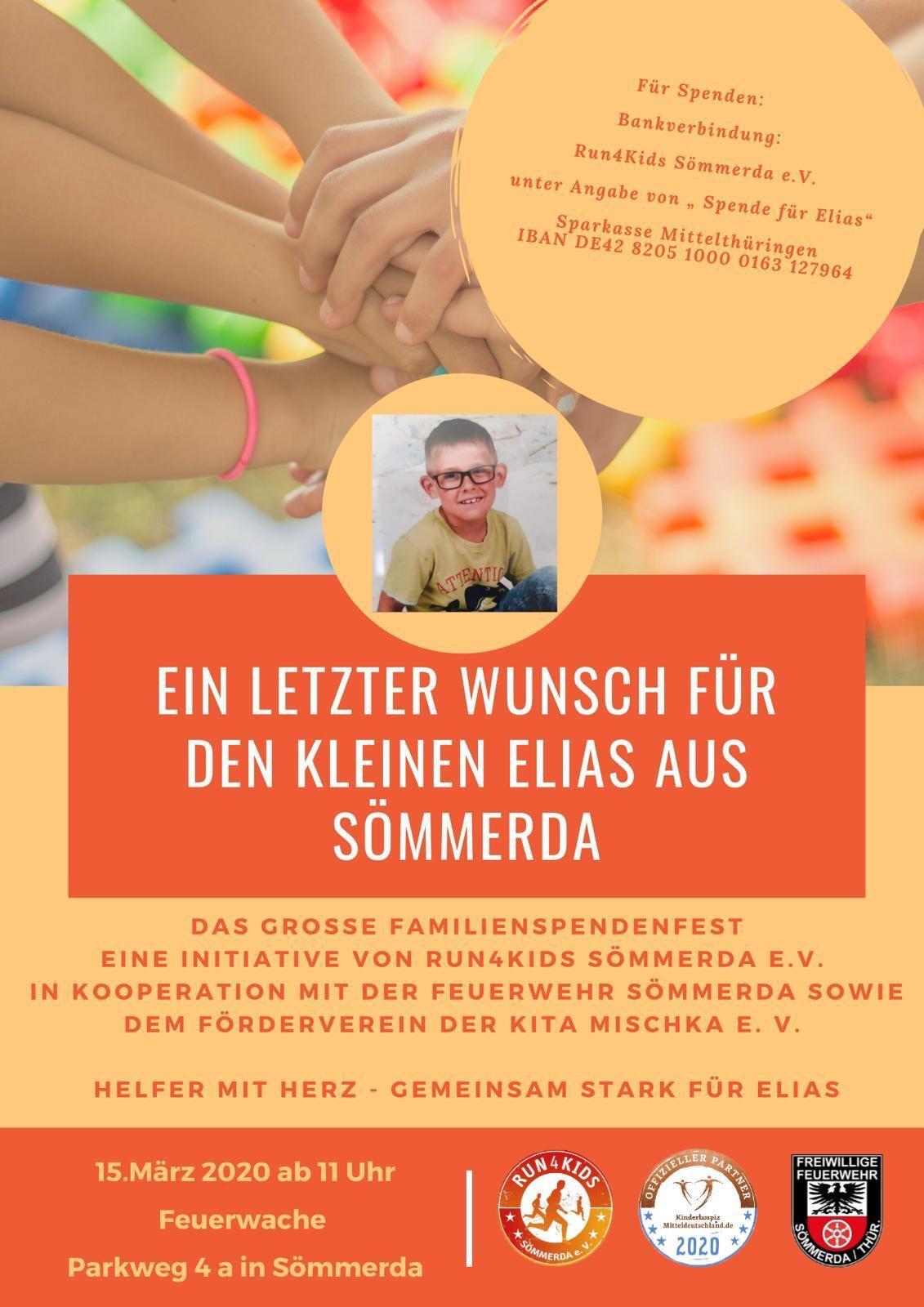 Familienspendenfest / Feuerwache Sömmerda zugunsten des kleinen 7-jährigen Elias aus Sömmerda