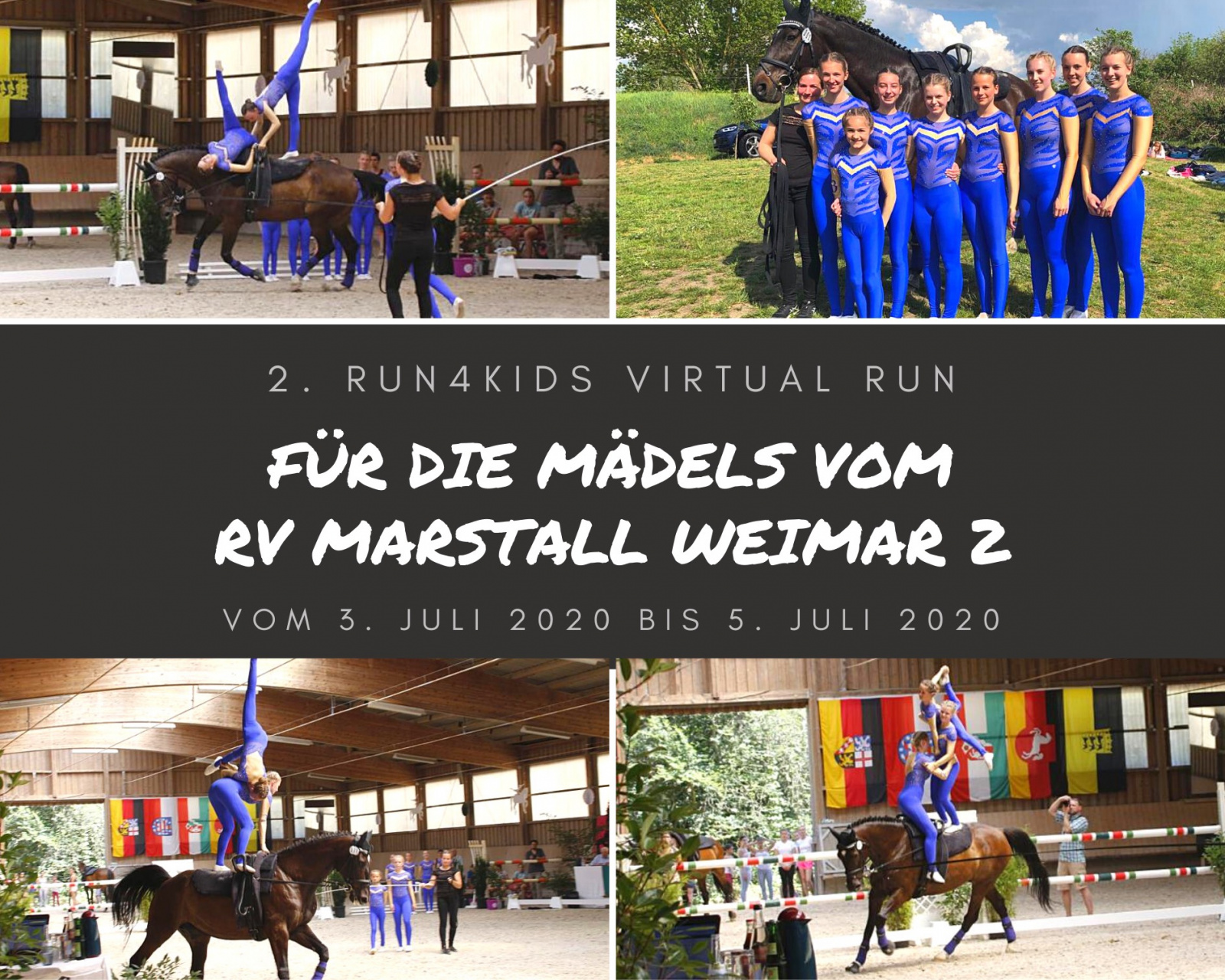 Flyer 2. Virtual Run für die Mädels vom RV Marstall Weimar 2