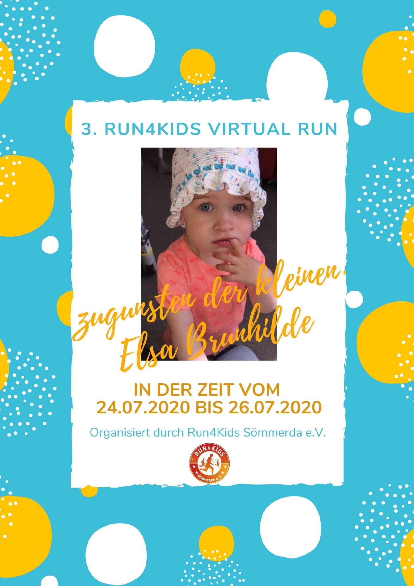 Flyer 3. Virtual Run zugunsten der kleinen Elisa Brunhilde